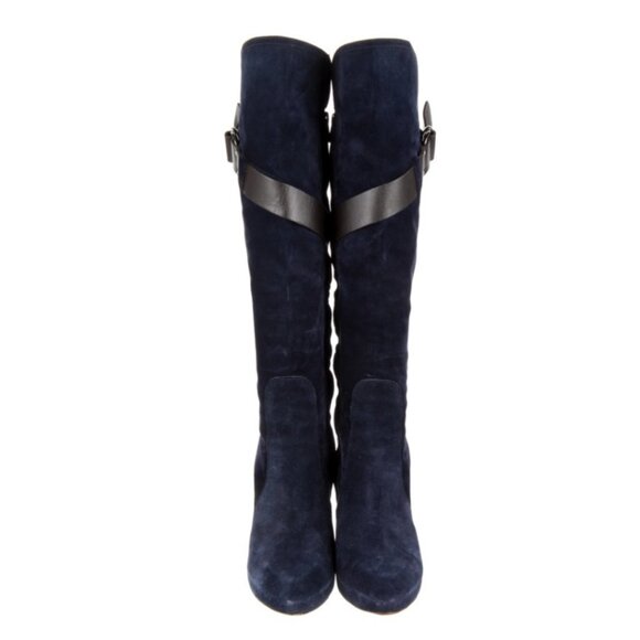 Givenchy Boots Rare Blue Suede sz 38 - Picture 6 of 13